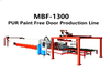 Paint-Free Doors Production Line:PVC Film Wrapping Machine with PUR Adhesive 