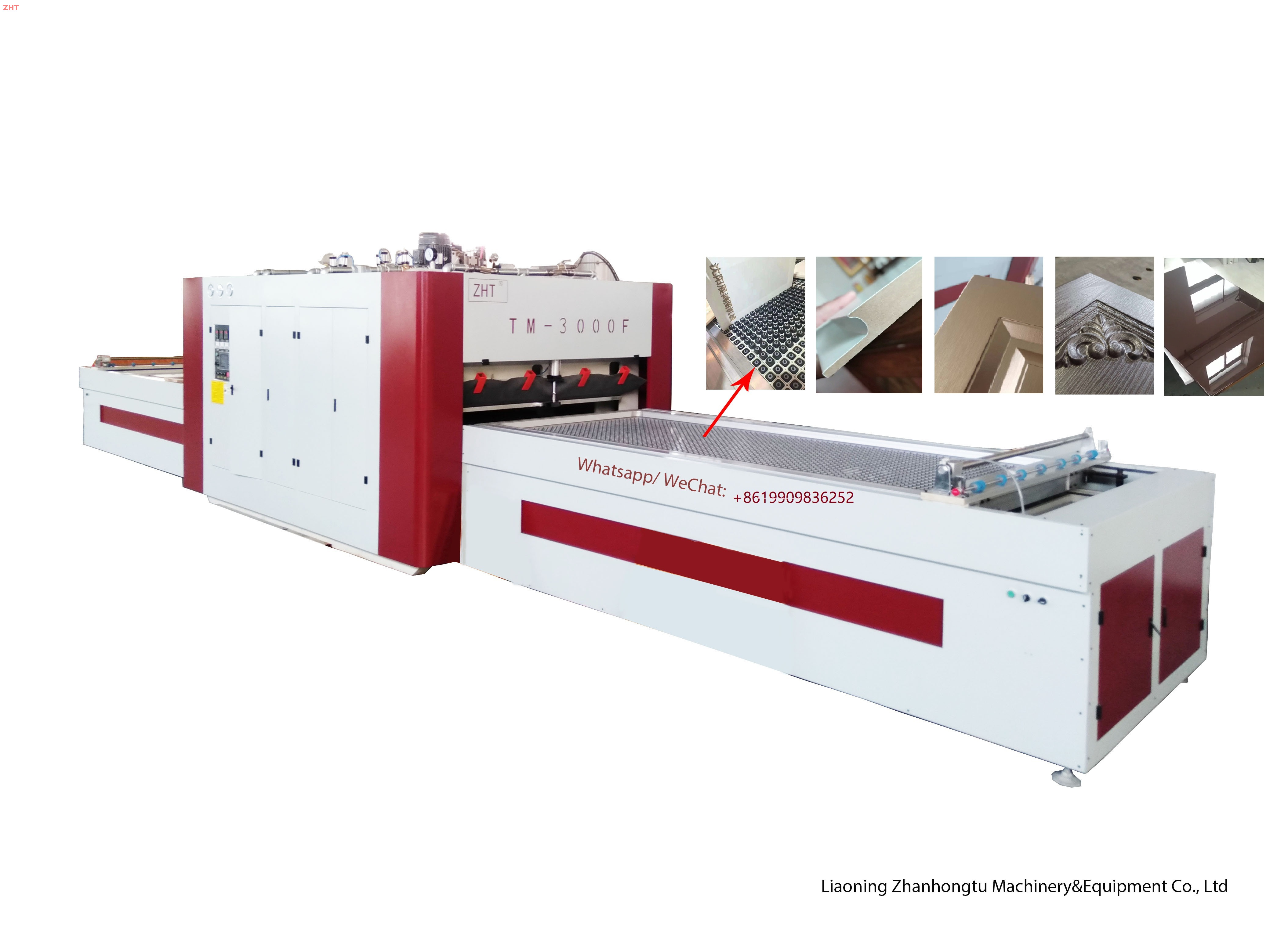 A Level TM3000F-P Upper Pressure(Positive+ Negative Pressure) Membrane Press Machine with Gravity PIN System 