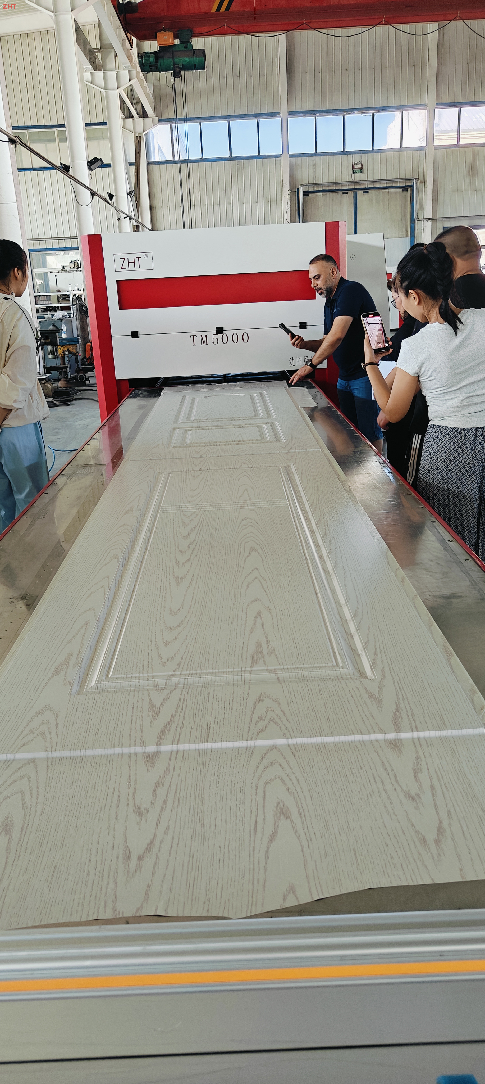 A level TM5000 Film Laminating Machine for PVC Paint-free Door